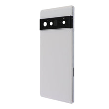 Middenframe + Batterij cover + Back camera lens en bezel voor Google Pixel 6 Pro wit origineel