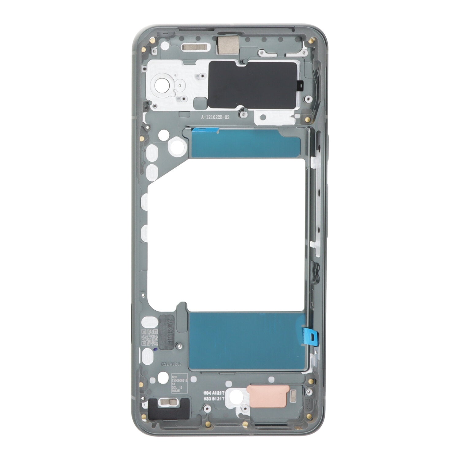 Middenframe met cameralens en bezel voor Google Pixel 8 Hazel Origineel