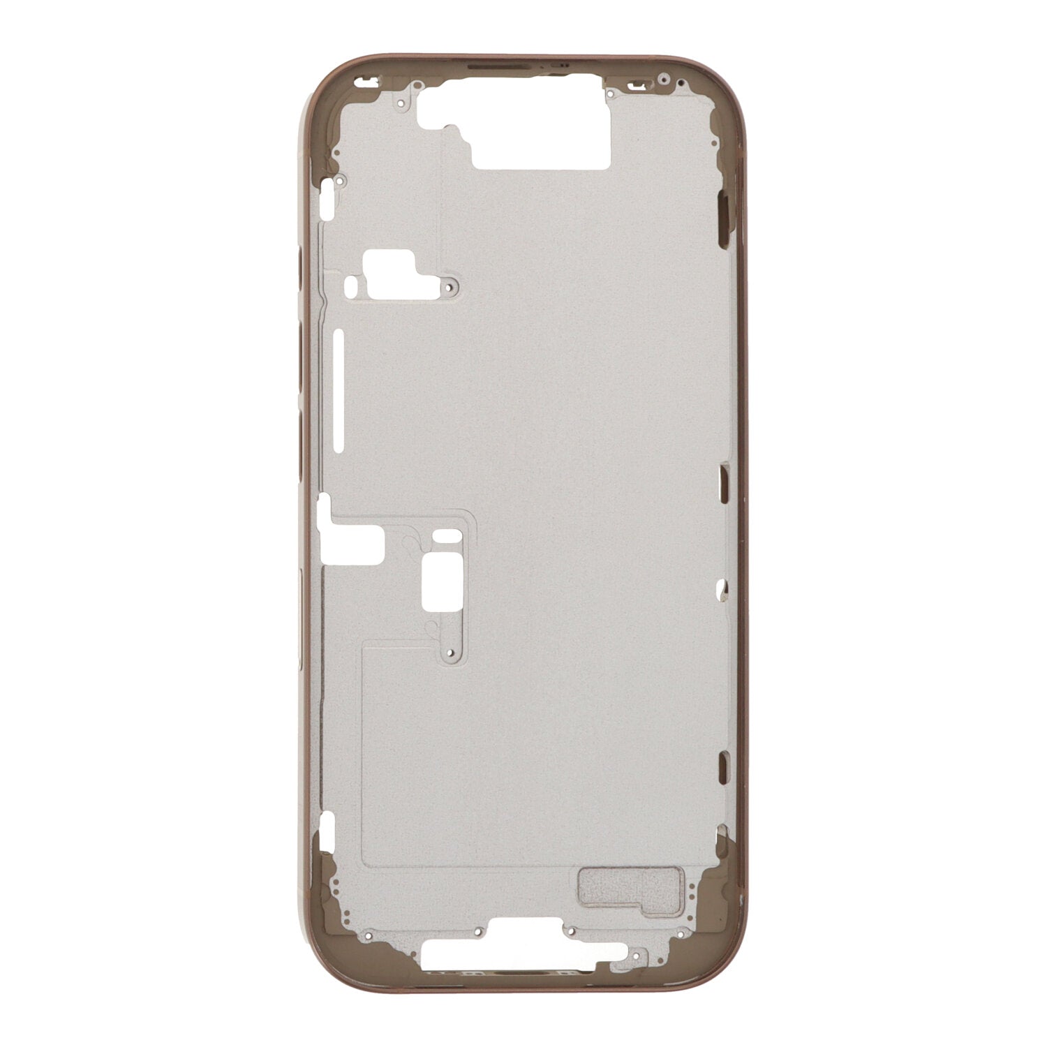 Middenframe met zijknop+zijrails+simkaart houder+luidspreker anti - stof mesh voor iPhone 16 Pro Europese versie desert titanium OEM