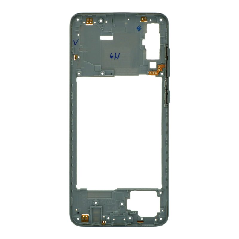 Middenframe voor Samsung Galaxy A70 Wit Origineel