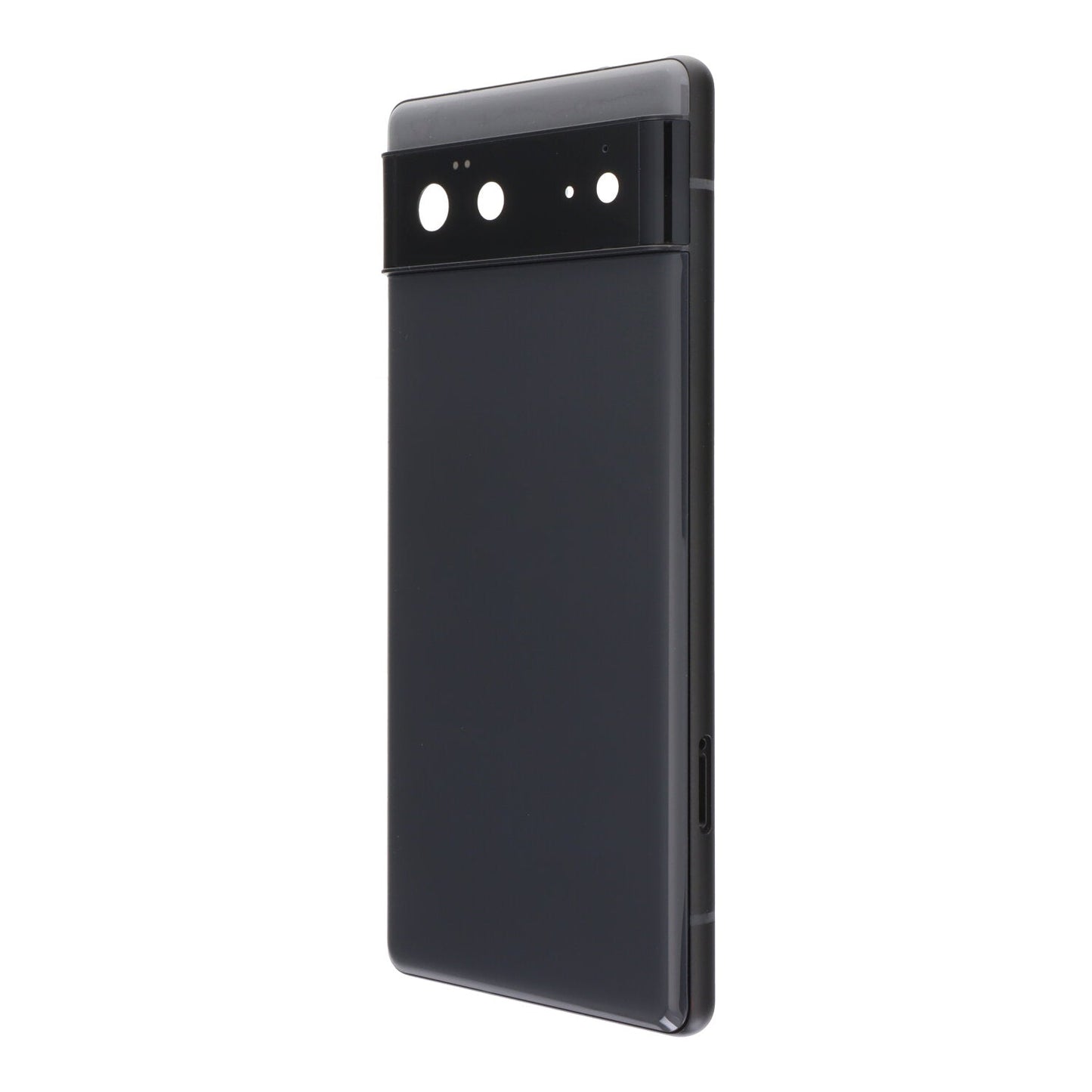 Middle frame en batterij cover en back camera lens en bezel voor Google Pixel 6 black origineel