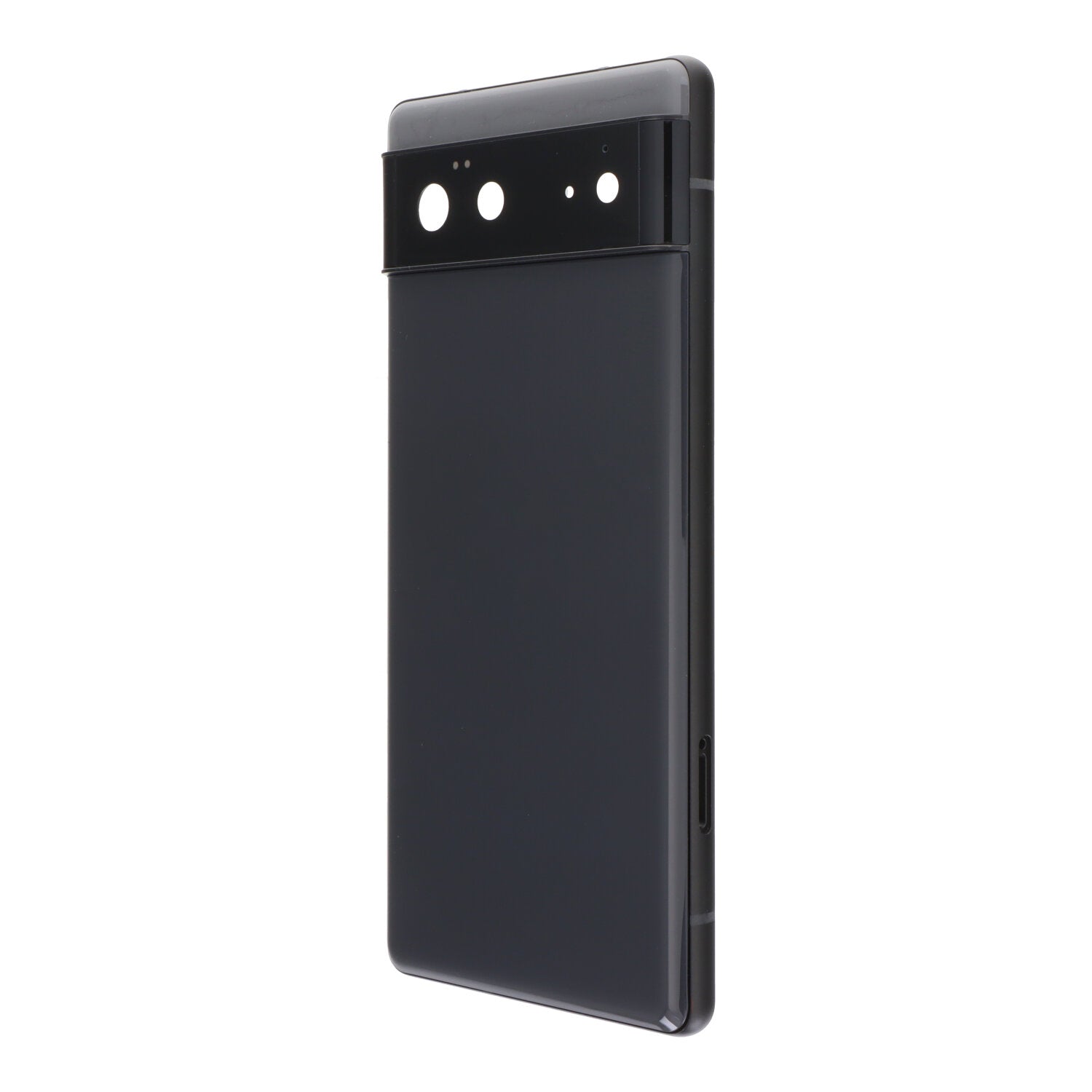 Middle frame en batterij cover en back camera lens en bezel voor Google Pixel 6 black origineel