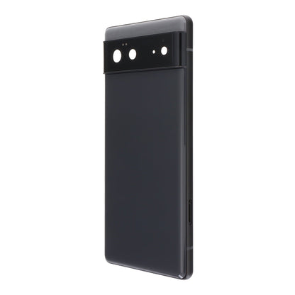 Middle frame en batterij cover en back camera lens en bezel voor Google Pixel 6 black origineel