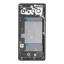 Middle frame en batterij cover en back camera lens en bezel voor Google Pixel 6 black origineel