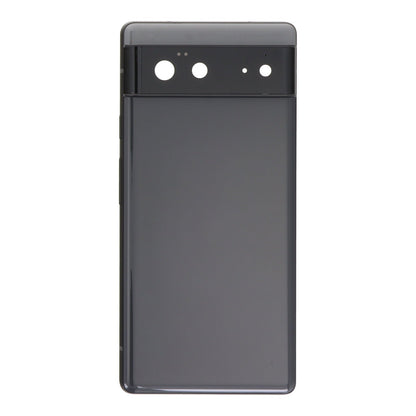 Middle frame en batterij cover en back camera lens en bezel voor Google Pixel 6 black origineel