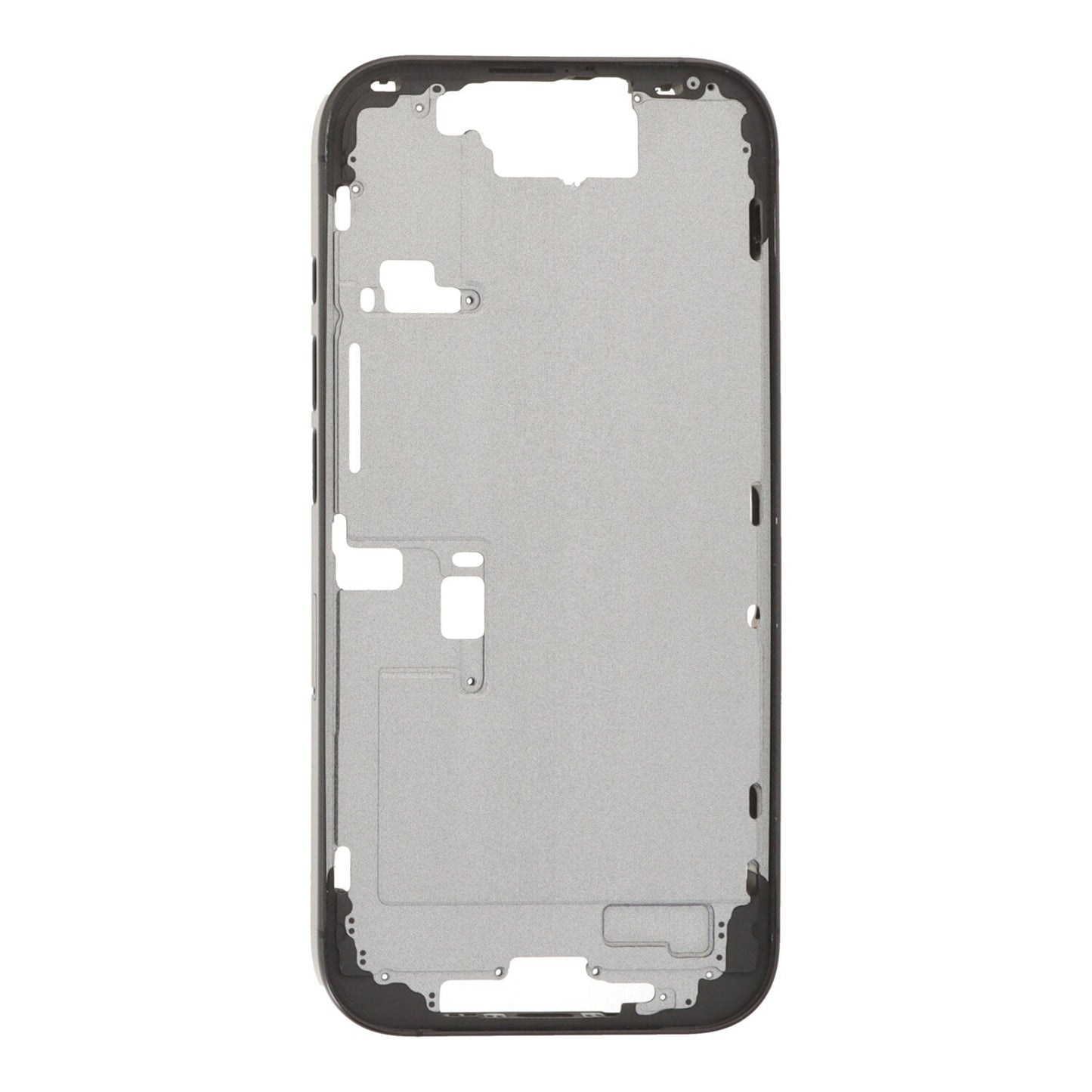 Middle frame met zijknop+zijrails+kaartlade+luidspreker anti - stof gaas voor iPhone 16 Pro Europese versie zwart titanium OEM
