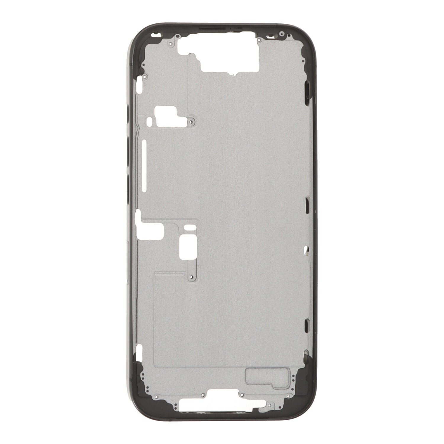 Middle frame met zijknop+zijrails+kaartlade+luidspreker anti - stof gaas voor iPhone 16 Pro Europese versie zwart titanium OEM