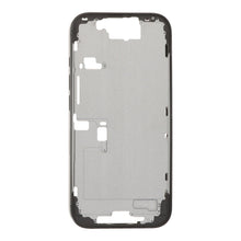 Middle frame met zijknop+zijrails+kaartlade+luidspreker anti - stof gaas voor iPhone 16 Pro Europese versie zwart titanium OEM