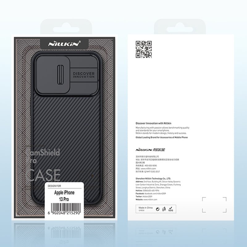 NILLKIN CamShield Pro - hoesje voor iPhone 13 Pro 6.1" Zwart