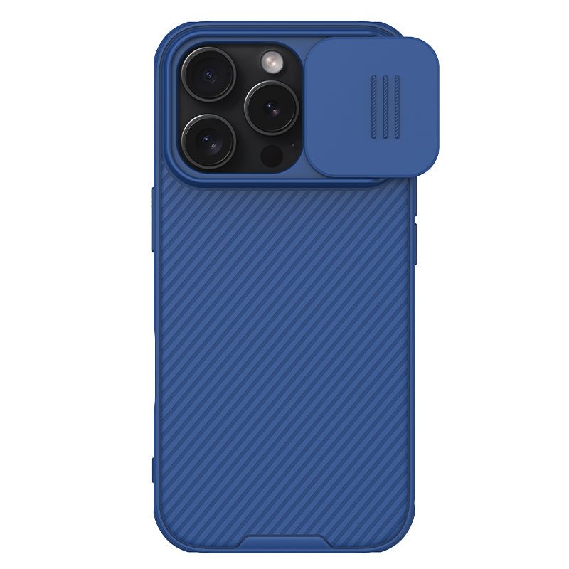 NILLKIN CamShield Pro Hoesje voor iPhone 16 Pro Max Blauw