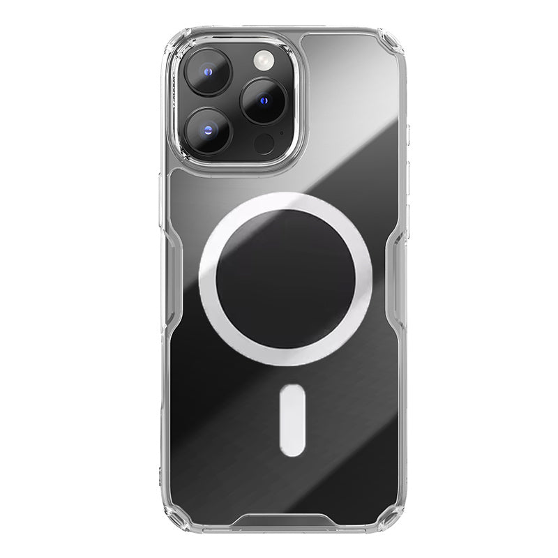 NILLKIN Nature TPU Pro Magnetische Hoes voor iPhone 16 Pro Max Wit
