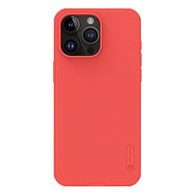 NILLKIN Super Frosted Shield Pro Hoes voor iPhone 15 Pro Max Rood
