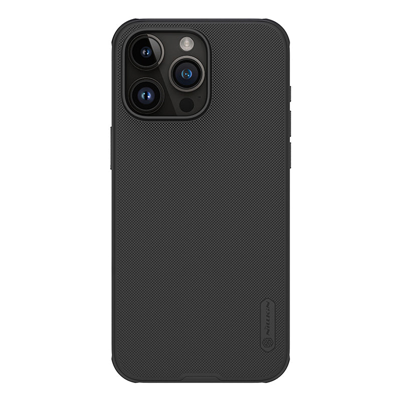 NILLKIN Super Frosted Shield Pro Hoes voor iPhone 15 Pro Max Zwart