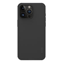 NILLKIN Super Frosted Shield Pro Hoes voor iPhone 15 Pro Max Zwart