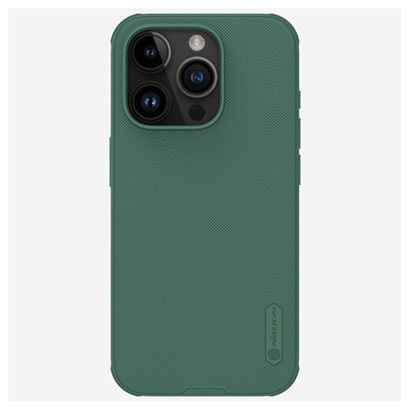 NILLKIN Super Frosted Shield Pro Hoesje voor iPhone 15 Pro Donkergroen
