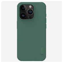 NILLKIN Super Frosted Shield Pro Hoesje voor iPhone 15 Pro Donkergroen