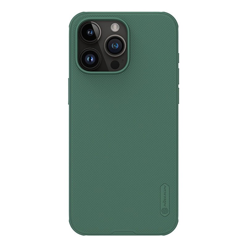 NILLKIN Super Frosted Shield Pro hoesje voor iPhone 15 Pro Max Donkergroen