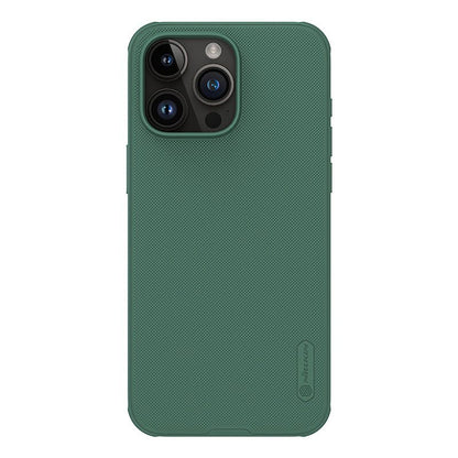 NILLKIN Super Frosted Shield Pro hoesje voor iPhone 15 Pro Max Donkergroen