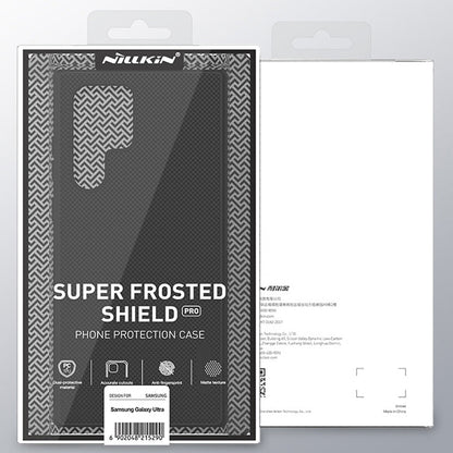 NILLKIN Super Frosted Shield Pro voor Samsung Galaxy S22 Ultra 5G Black