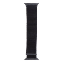 Nylon Band voor Apple Watch Series 1 38mm/Series 2 38mm/Series 3 38mm/Series 4 40mm/Series 5 40mm/Series 6 40mm/Series 7 41mm Zwart