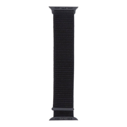 Nylon Band voor Apple Watch Series 1 38mm/Series 2 38mm/Series 3 38mm/Series 4 40mm/Series 5 40mm/Series 6 40mm/Series 7 41mm Zwart