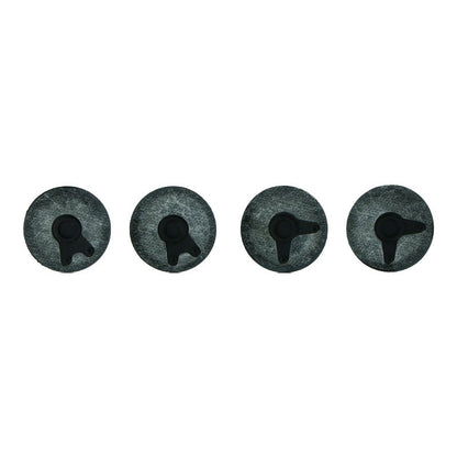 Onderkant rubberen voetjes voor Macbook Air 13.3" A1466 / Macbook Air 11.6" A1465 / Macbook Air 13.3" A1369 / Macbook Air 11.6" A1370 Origineel 4 stuks in een set