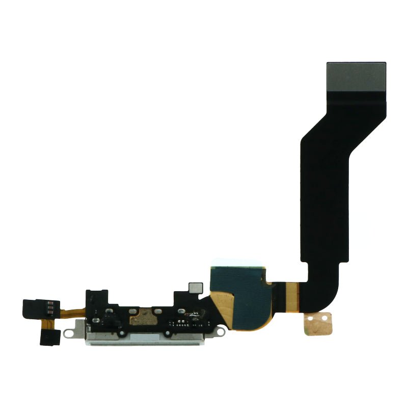 Oplaadpoort Flex kabel voor iPhone 4s Wit Origineel