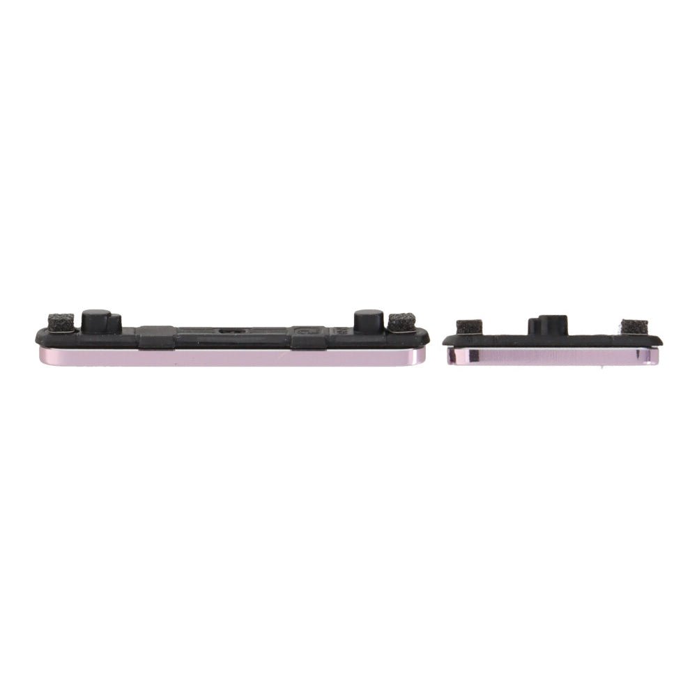 Power & volumeknop voor Google Pixel 9 Pro Rose Quartz Origineel 2st in één set