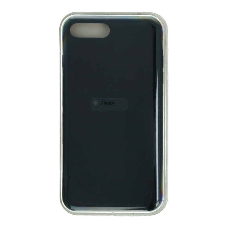 Pure Color Liquid Silicone Hoesje voor iPhone 7 Plus/8 Plus Black