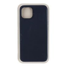 Pure siliconen hoes zonder logo voor iPhone 14 Pro Max Midnight Blue
