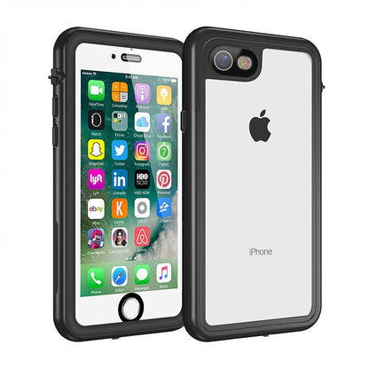 Redpepper IP68 waterdichte schokbestendige hoes voor iPhone 7/8/SE 2020/SE 2022 zwart