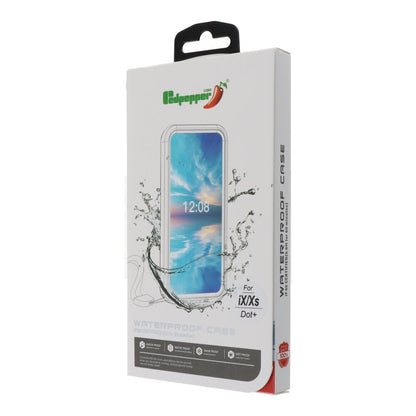 Redpepper IP68 waterdichte schokbestendige hoes voor iPhone X/XS zwart