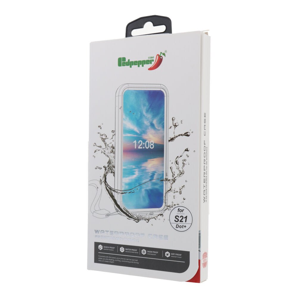 Redpepper IP68 waterdichte schokbestendige hoes voor Samsung Galaxy S21 5G zwart