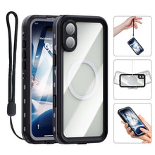 Redpepper IP68 waterdichte shockproof hoes voor iPhone 16 Plus zwart