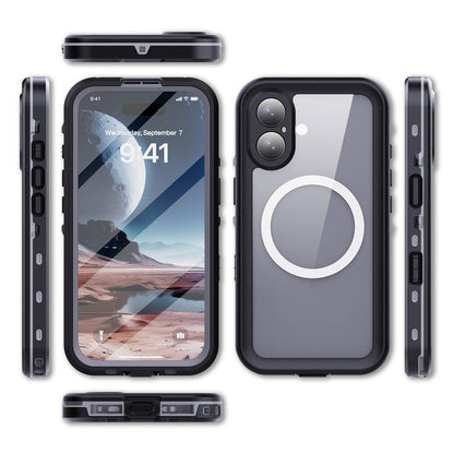 Redpepper IP68 waterproof schokbestendig hoesje voor iPhone 16 zwart