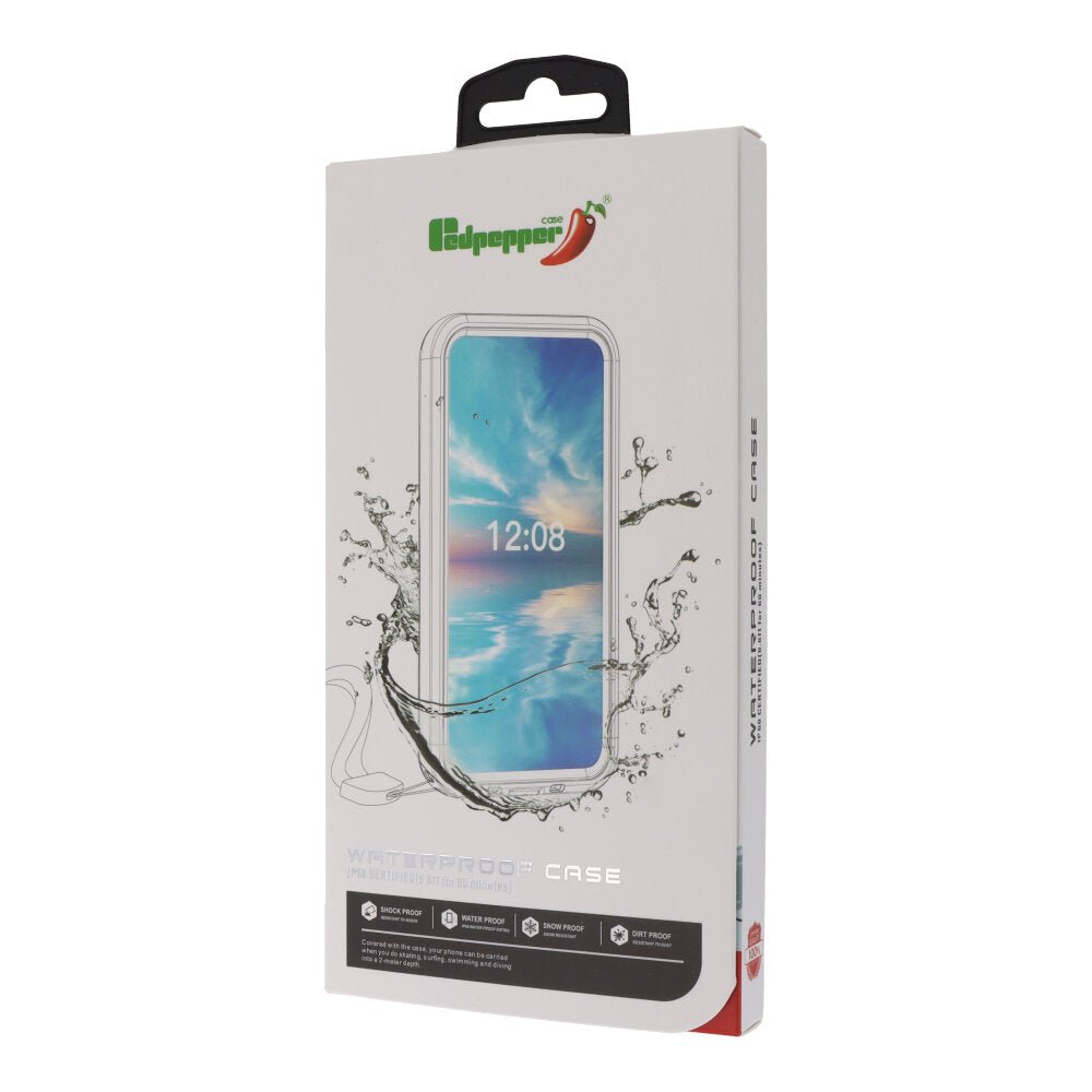 Redpepper IP68 waterproof shockproof hoesje voor iPhone 16 Pro Max zwart