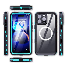 Redpepper waterdichte schokbestendige hoes voor iPhone 16 Pro Max Blauw