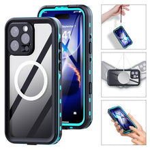 Redpepper waterdichte schokbestendige hoes voor iPhone 16 Pro Max Blauw