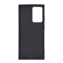 Rubberen zachte TPU hoes voor Samsung Galaxy Note20 Ultra N985/Note20 Ultra 5G zwart