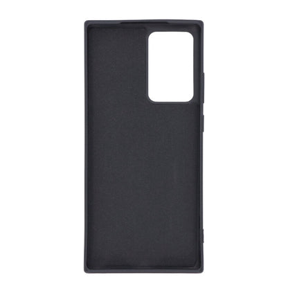 Rubberen zachte TPU hoes voor Samsung Galaxy Note20 Ultra N985/Note20 Ultra 5G zwart