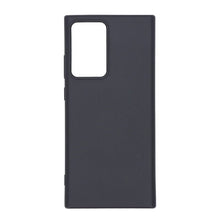 Rubberen zachte TPU hoes voor Samsung Galaxy Note20 Ultra N985/Note20 Ultra 5G zwart