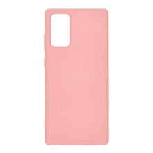 Rubberen zachte tpu hoes voor Samsung Galaxy Note20/Note20 5G roze