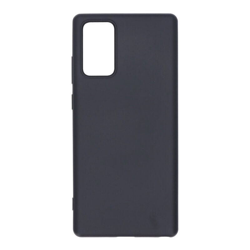 Rubberized zachte TPU hoes voor Samsung Galaxy Note20/Note20 5G zwart