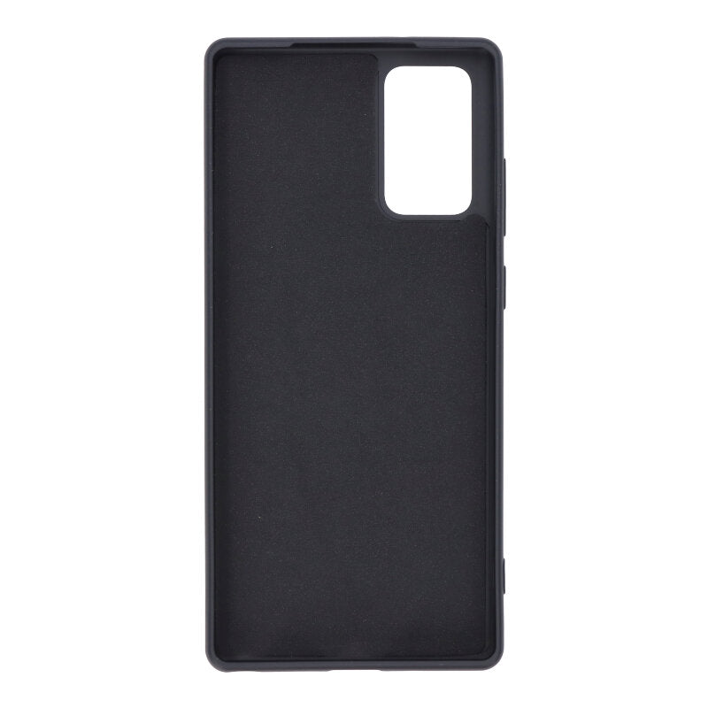 Rubberized zachte TPU hoes voor Samsung Galaxy Note20/Note20 5G zwart