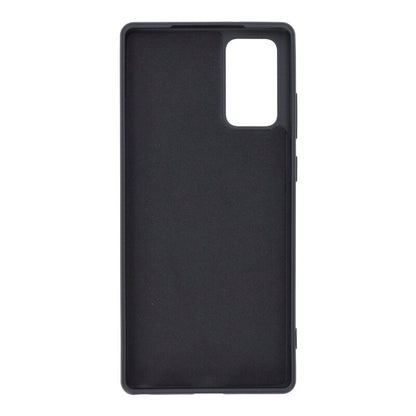 Rubberized zachte TPU hoes voor Samsung Galaxy Note20/Note20 5G zwart