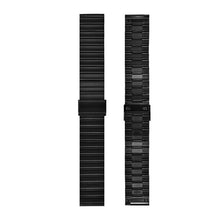 RVS Schakelarmband voor Apple Watch Series 42MM/44MM/45MM/46MM/49MM Zwart