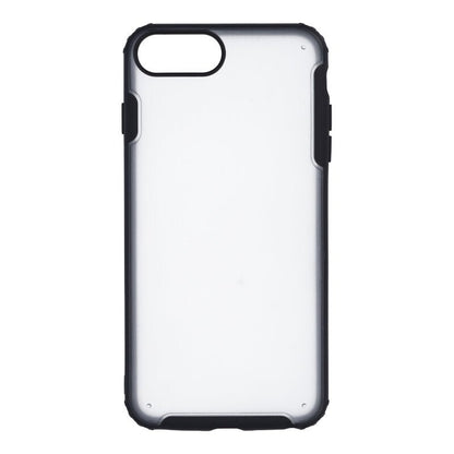 Schokbestendige bumper hard armor pc matte doorschijnende hoes voor iPhone 6P/6SP/7P/8P zwart