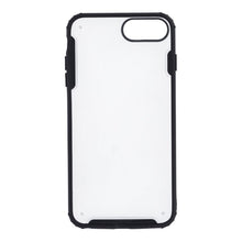 Schokbestendige bumper hard armor pc matte doorschijnende hoes voor iPhone 6P/6SP/7P/8P zwart
