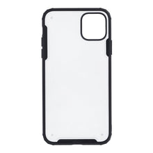 Schokbestendige bumper harde armor pc matte doorschijnende hoes voor iPhone 11 Pro Max zwart