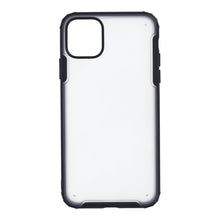Schokbestendige bumper harde armor pc matte doorschijnende hoes voor iPhone 11 Pro Max zwart